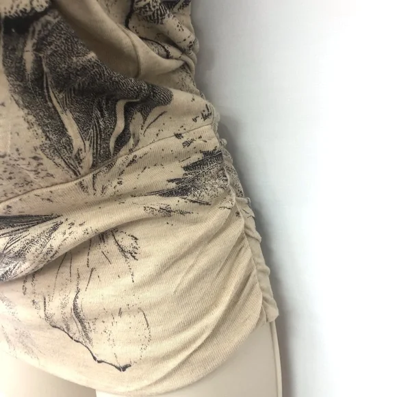 American Rag Graphic Butterfly Print Knit Popover Top - Picture 8 of 16